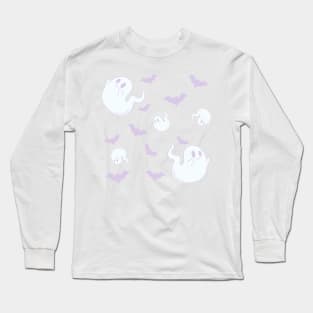 Ghost and Bats Long Sleeve T-Shirt